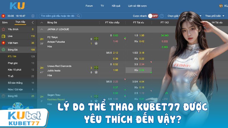 Lý do Thể Thao KUBET77 được yêu thích đến vậy?